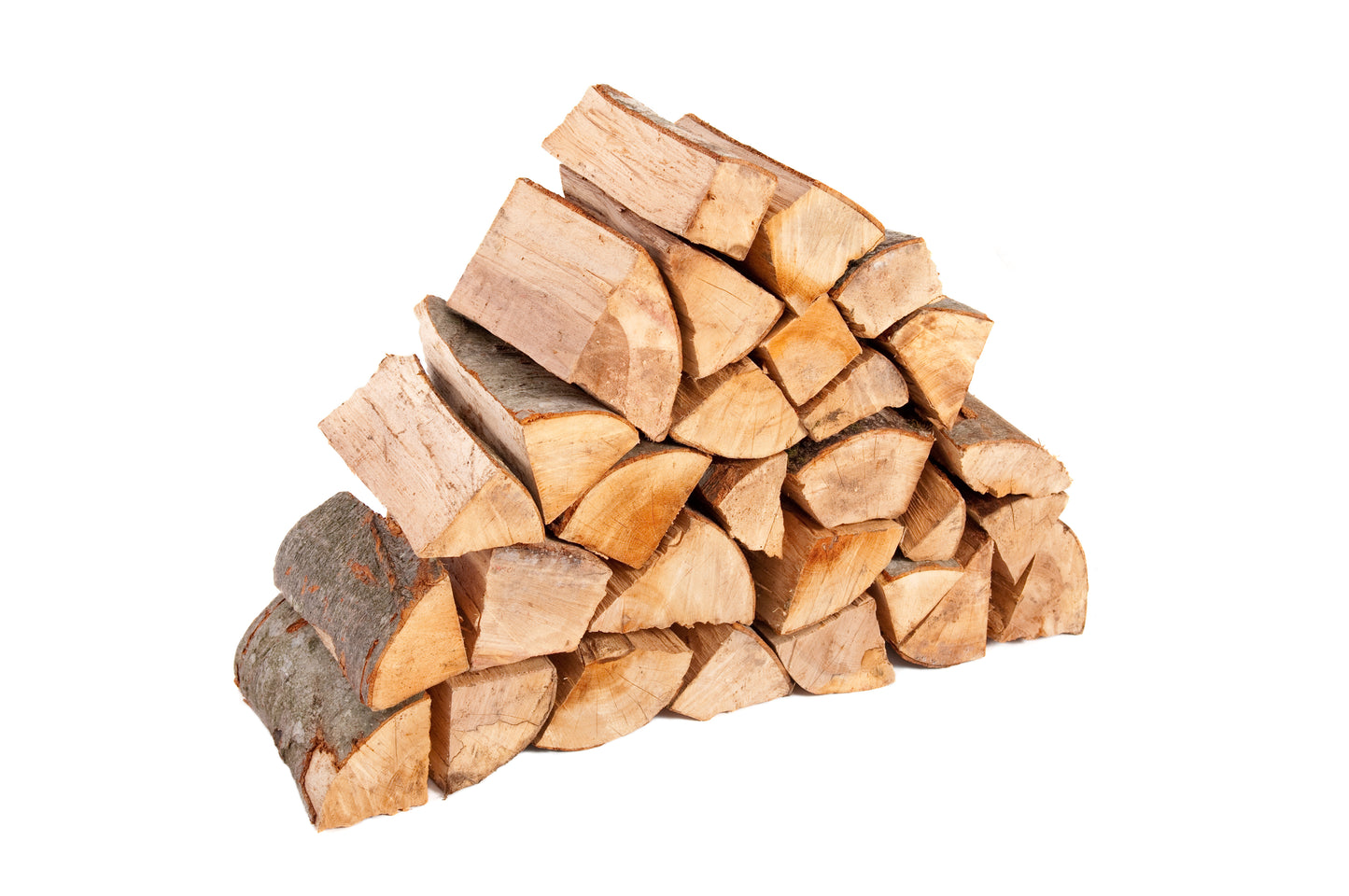 2 cubic metres of standard hardwood logs (10-11", or 25-28cm).