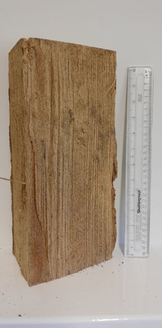 2 cubic metres of large hardwood logs (13-14", or 25-28cm).