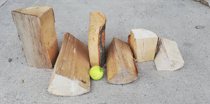 2 cubic metres of standard hardwood logs (10-11", or 25-28cm).