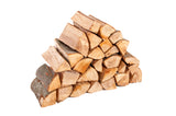 1 cubic metre of large hardwood logs  (13-14", or 32-35cm).